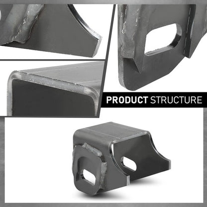 Solid Spare Lower Control Arm Mounts Fit For 1984-2006 Jeep Wrangler Cherokee Comanche