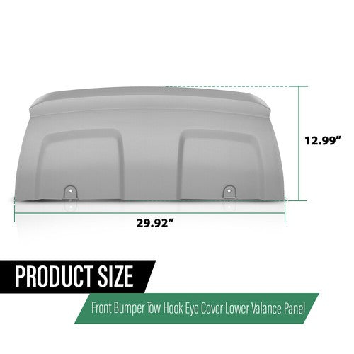 Solid Spare Front Bumper Tow Hook Cover Lower Valance Fit For Range Rover Evoque LR048510