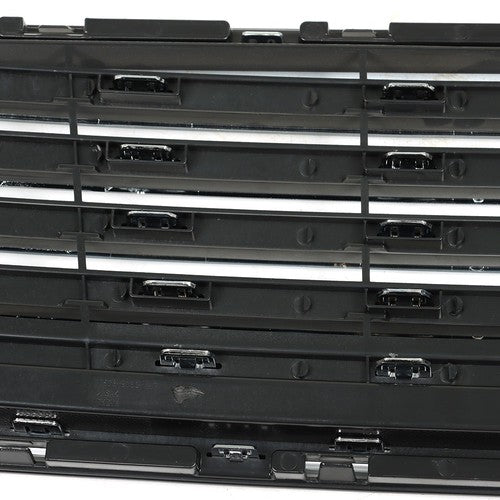 Solid Spare Front Bumper Upper Lower Grill Assembly Plastic Chrome For Ford Fusion 2017-2018