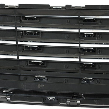 Solid Spare Front Bumper Upper Lower Grill Assembly Plastic Chrome For Ford Fusion 2017-2018