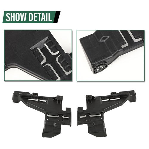 Solid Spare Fit For 2009-2012 Audi Q5 Front Headlight Mounting Bracket Support Plate 4pcs