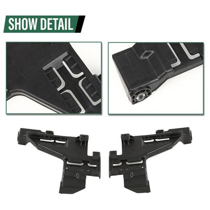 Solid Spare Fit For 2009-2012 Audi Q5 Front Headlight Mounting Bracket Support Plate 4pcs