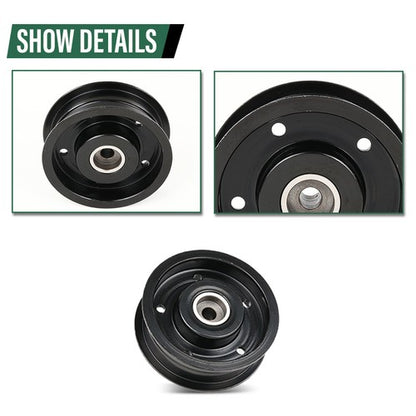 Solid Spare Engine Drive Belt Tensioner & Idler Pulley Serpentine Belt Kit For Mercedes-Benz