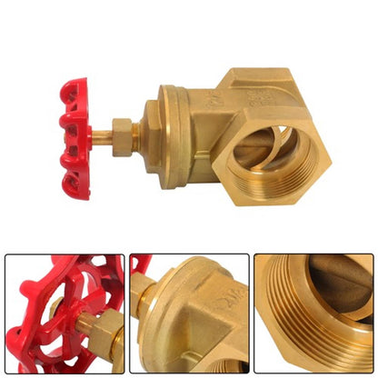 Solid Spare For Water Gas Fuel Flow Control 2-1/2" Brass Gate Valve DN65 NPT Female Thread