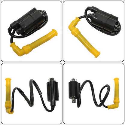 Solid Spare For HONDA Rincon 680 TRX680FA FGA 06-14 ATV Ignition coil & Spark Plug Wire Cap