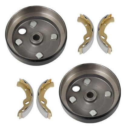 Solid Spare Rear Brake hub Drums Brake Shoe Kit For EZGO TXT Electric Golf Cart 96+ 70795G01
