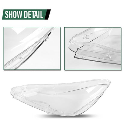 Solid Spare Fit For 11-15 Mercedes-Benz C Class W204 Headlight Replacement Lens Right Side