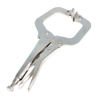 Solid Spare 10Pcs 11" Swivel Pad Locking C-Clamp Locking Pliers With Entrained Rotary Gasket