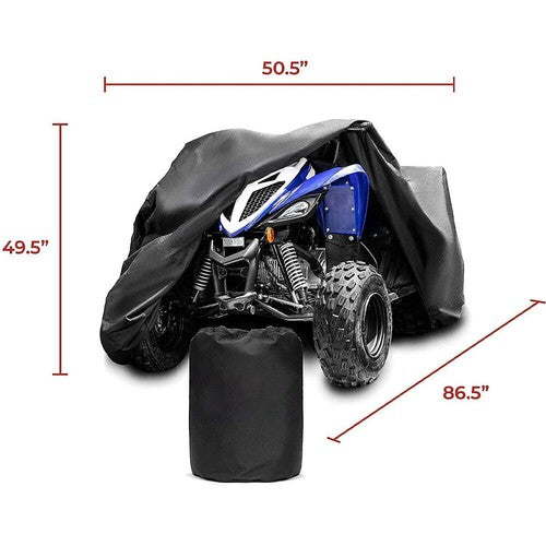 Solid Spare For Kawasaki ATV Premium Cover Heavy Duty 600D Marine Grade Fabric Quad Cover