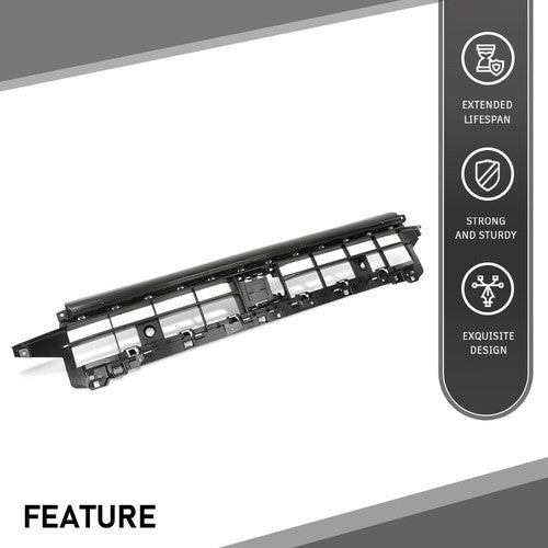 Solid Spare Fit For 2019-2024 Audi Q3 w/o S-Line Front Center Lower Bumper Cover Grille Trim