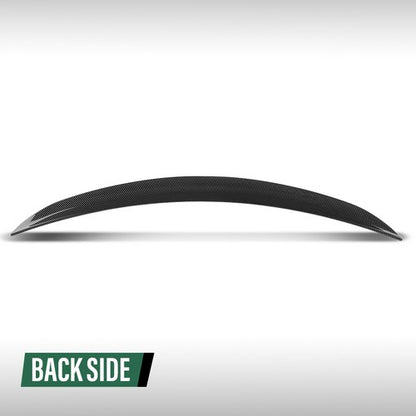 Solid Spare Rear Trunk Spoiler Wing MP Style Carbon Look Fit For 05-11 BMW E90 3-Series M3