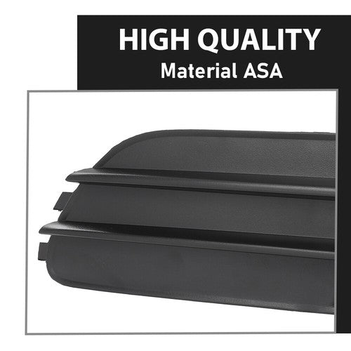 Solid Spare Fit For 12-15 Audi A6/A6 Quattro Front Bumper Insert Fog Light Cover Left+Right
