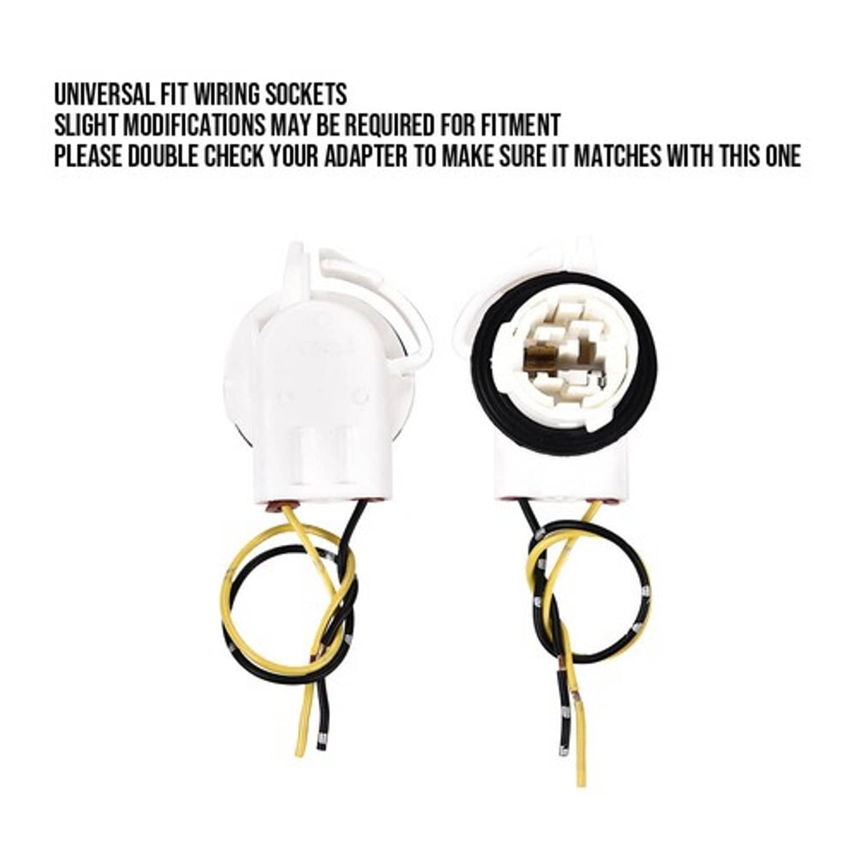 Solid Spare New Fit For 3156 3056 3456 4156 Bulb Socket Turn Signal Light Harness Wire Plug