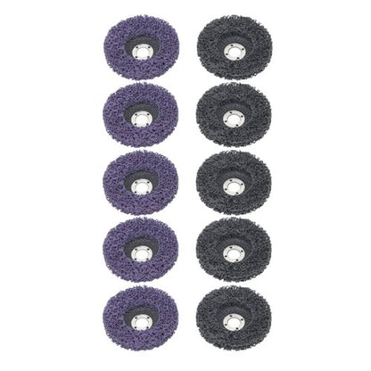 Solid Spare For Metal and Wood (6 Black, 6 Purple) 12 Pack: 4 x 5/8" Diamond Grinding Discs