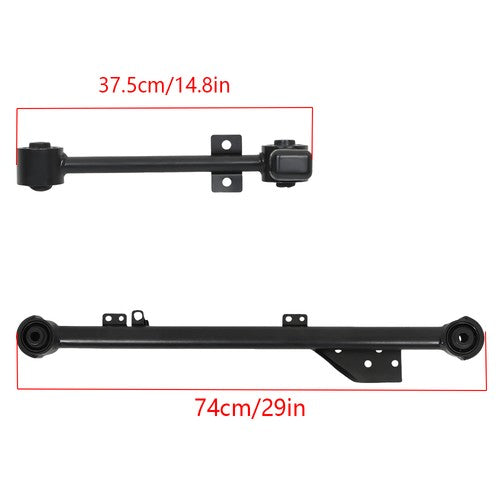 Solid Spare Steel Rear Upper & Lower Trailing Control Arm Set For Nissan Pathfinder 1997-04
