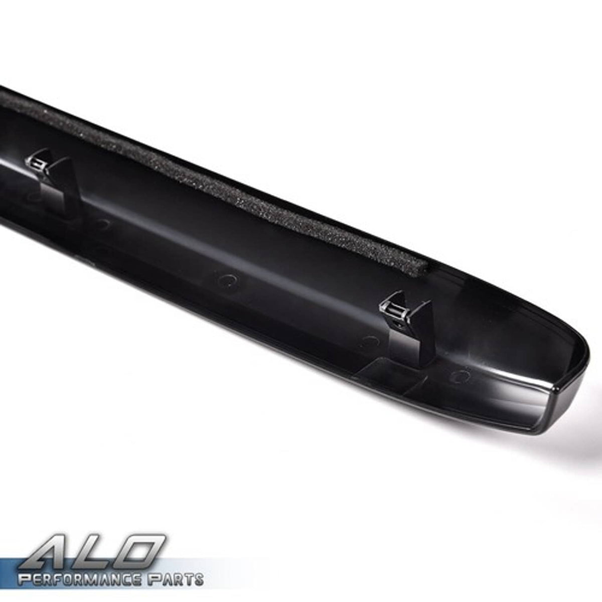 Solid Spare Fit For 1997-2001 Jeep Cherokee Rear License Plate Lamp Light Cover Gloss Black