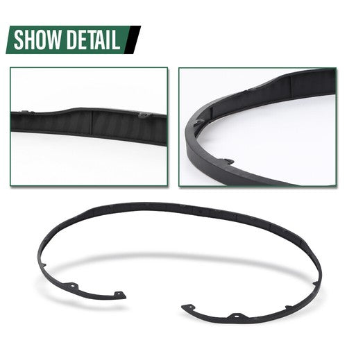Solid Spare Fit For 2014-2016 Hyundai Elantra Air Dam Deflector Lower Valance Apron Front