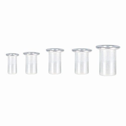 Solid Spare 150 Pack Aluminum Rivet Nut Kit Rivnut Nutsert Standard Inch SAE Imperial