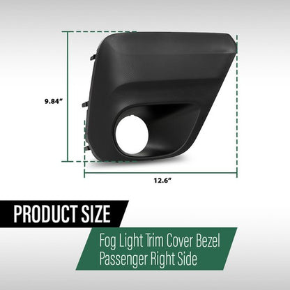 Solid Spare Fog Light Trim Cover Bezel Fit For 2019 2020 2021 Subaru Forester Right Side