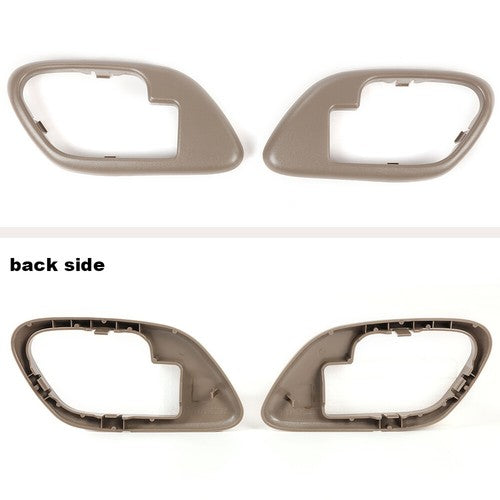 Solid Spare Inside Door Handles Bezel Pair Fit For 95-99 Chevy GMC Truck Left & Right