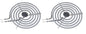 Solid Spare (2) 8" Range Element Burner for Whirlpool Maytag Kenmore 660533