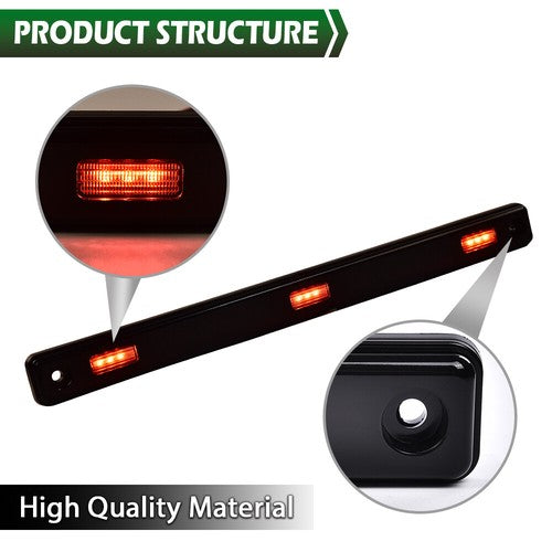 Solid Spare Fit For 2017-2022 Ford F250 F350 F450 F550 Super Duty LED Rear Marker Light