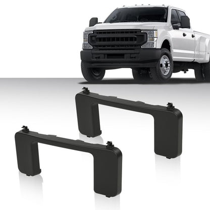 Solid Spare Fit For 2017-2022 Ford Super Duty XL XLT Front Bumper Tow Hook Bolt Cover Cap
