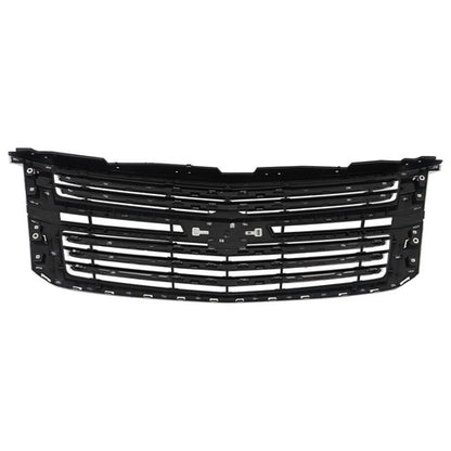 Solid Spare Plastic Front Upper Grille Chrome For Chevy Tahoe/Suburban LTZ 15-20 GM1200704