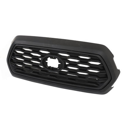 Solid Spare Replacement Front Bumper Upper Grille Matte Black For Toyota Tacoma 2016-2022