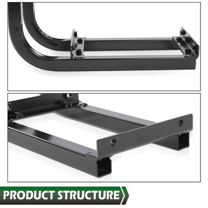 Solid Spare Fit For Yamaha EZGO Club Car Golf Cart Black Universal Rear Seat Safety Grab Bar