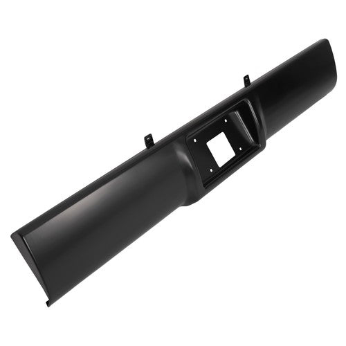 Solid Spare Black Rear Bumper Roll Pan For 1992-1999 Chevy Suburban Chevrolet Tahoe Yukon