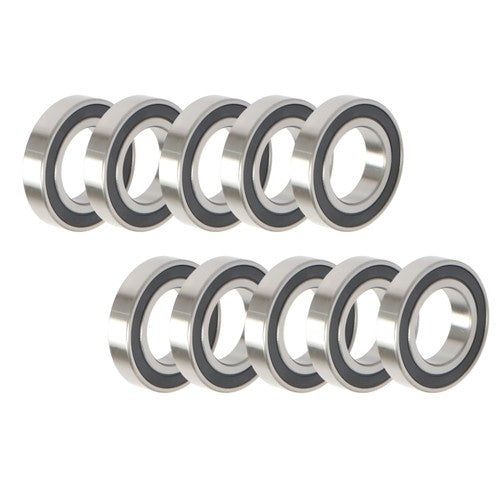 Solid Spare 10×R24-2RS Deep Groove Ball Bearing 1-1/2" Inner Dia 2-5/8" OD 9/16" Bore Sealed