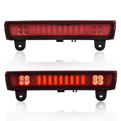 Solid Spare Fit For 00-06 Suburban Tahoe Yukon LED 3rd Brake Tail Light Cargo Lamp Red