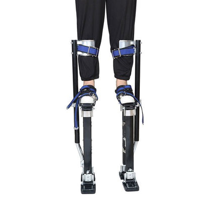 Solid Spare 24"- 40" Drywall Painting Aluminum Alloy Stilt For Painter Taping Tool Black