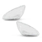 Solid Spare Pair Headlight Headlamp Lens Cover Fit For 2008-2011 Mercedes Benz C-Class W204