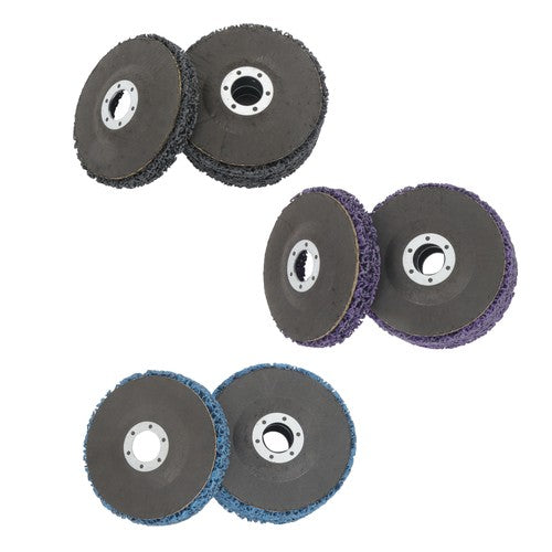 Solid Spare Diamond Grinding Discs 4 pieces each in blue, purple 12 Packs of 4-1/2' x 7/8'