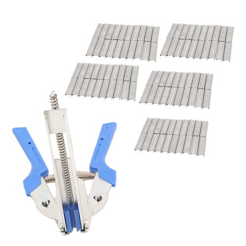 Solid Spare Fencing Gun Hog Ring Plier Fastener Stapler M Nailer Wire Ringer W/ 3000 Clips