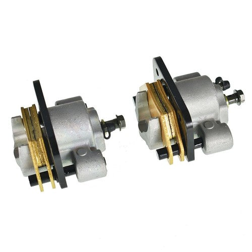 Solid Spare Front Brake Calipers Pads + Brake Master Cylinder For Arctic Cat 250 300 400 500