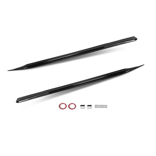 Solid Spare Fit For 2019-2023 BMW 3 Series G20 330i M Sport Side Skirts Body Kit Gloss Black