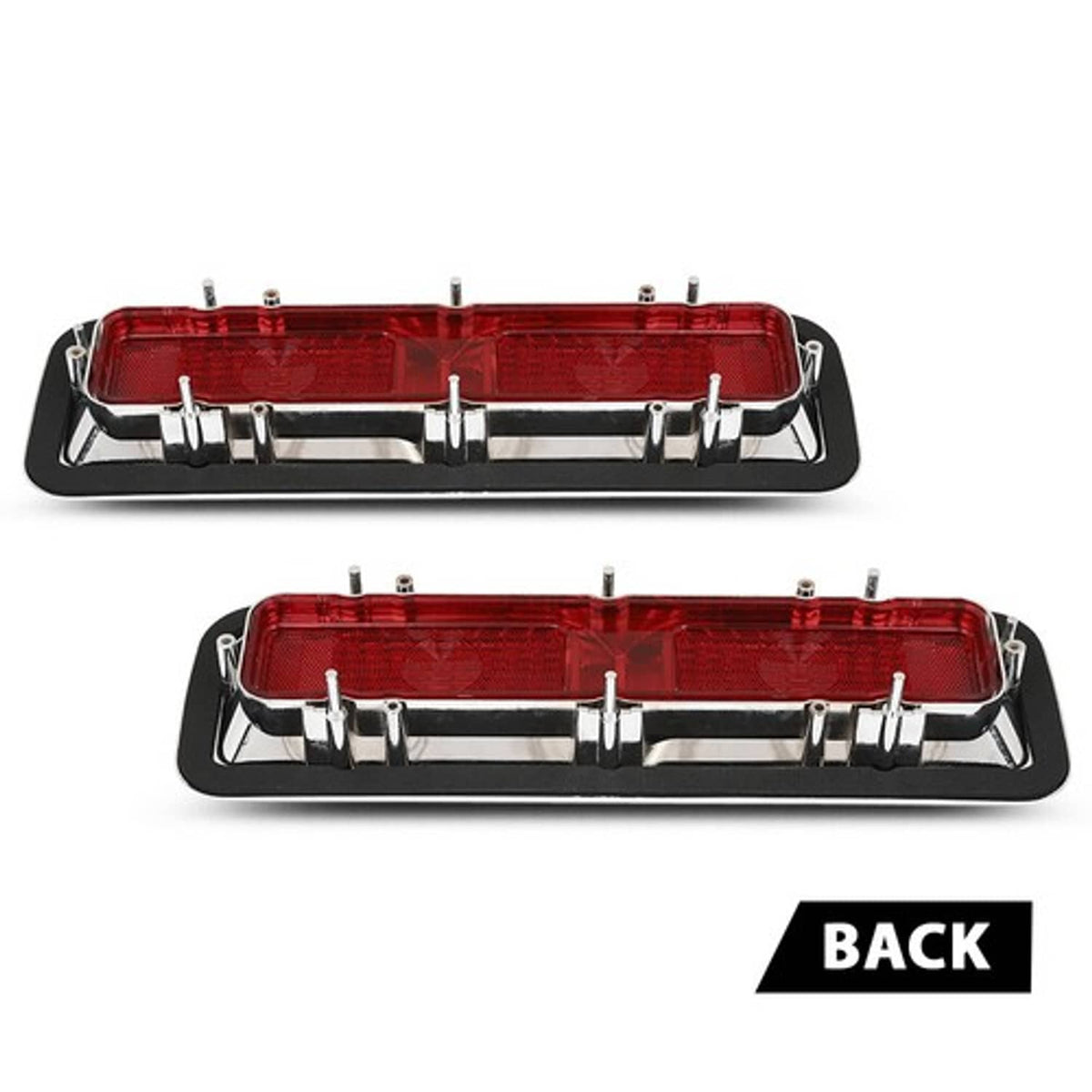 Solid Spare Tail Light Lens+Bezel+Gasket Fit For 1968 Chevrolet Camaro Left+Right Side