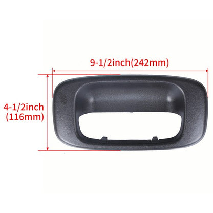 Solid Spare Tailgate Handle Bezel Trim Fits Chevy Silverado GMC Sierra 1999-2004 05 06 2007