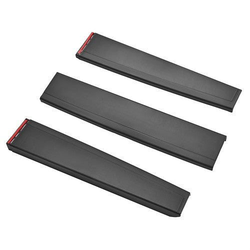 Solid Spare For 2014-2019 Silverado Sierra Tailgate Molding Cap Top Protector Trim 3pcs