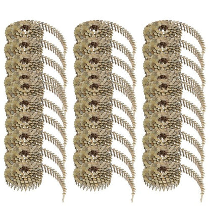 Solid Spare 3600 full round head roof nails, 7 / 8 inch, 15 degree inclined coil Galvanized