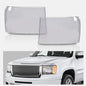 Solid Spare Fit For 2007-2013 GMC Sierra 1500 2500HD 3500HD Headlight Replacement Lens