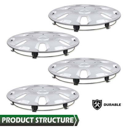 Solid Spare Fit For 2010 2011-2013 Ford Transit Connect Van 15" Wheel Covers Hub Caps 4pcs