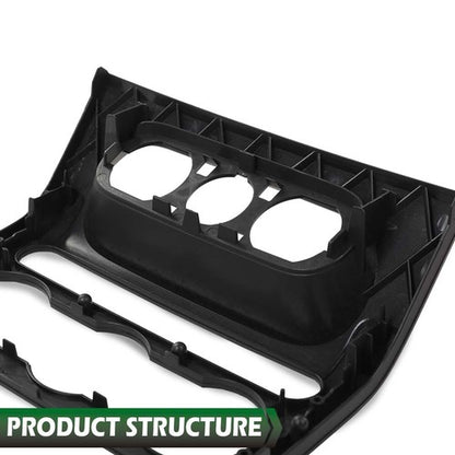 Solid Spare Fit For 2004-2008 Ford F-150 Center Dash Panel Radio Stereo Control Bezel Black