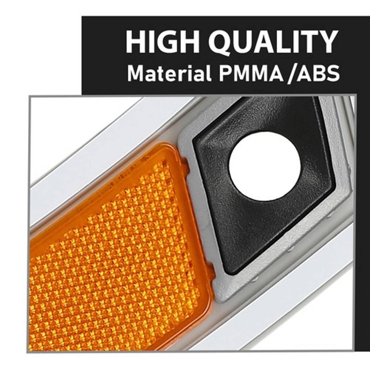 Solid Spare Front Bumper Reflector Fit For 2011-2013 BMW X5 Model With Side View Camera