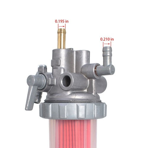 Solid Spare Fit For John Deere X495 X595 415 455 670 AM876411 Engine Fuel Filter Assembly