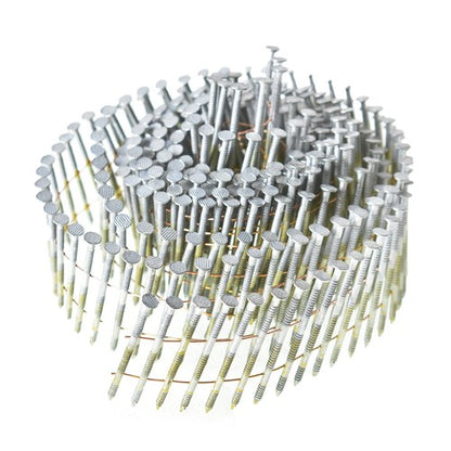 Solid Spare 3600Pcs Siding Nails 1-3/4" x 0.092"Collated Wire Coil Full Round Head 15 Degree