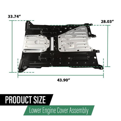 Solid Spare Fit For 2012 Honda Civic 2013 Acura ILX Lower Engine Splash Shield Under Cover
